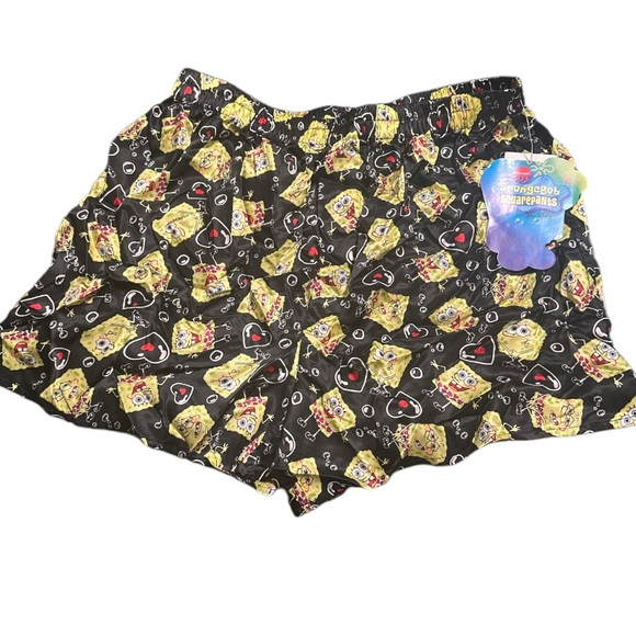 Nickelodeon Spongebob Men’s Silk Boxer Shortss - Picture 1 of 3
